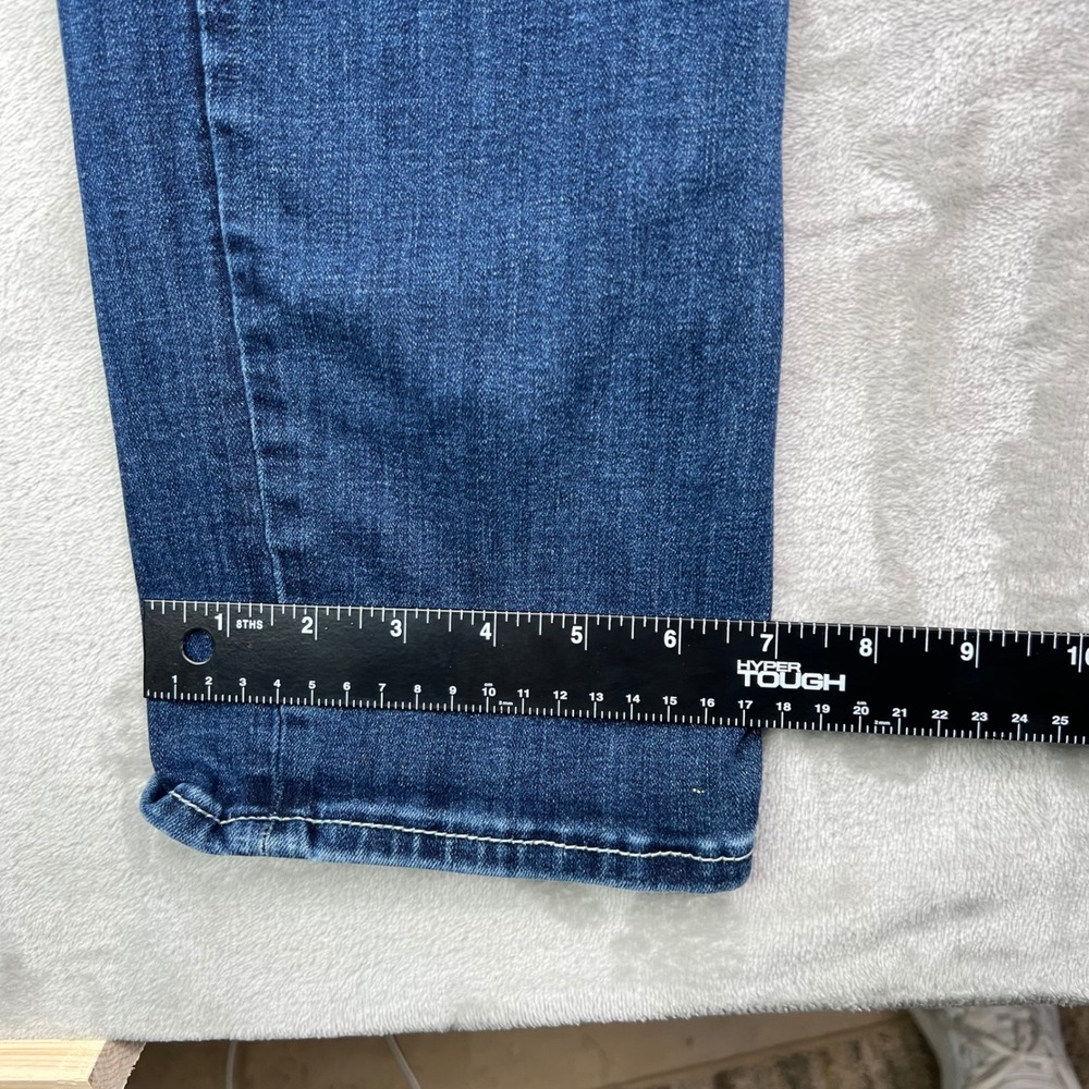 BKE Jake Straight Jeans Mens 29x34 Blue Wash Embroidered Coolmax Performance - Picture 14 of 16